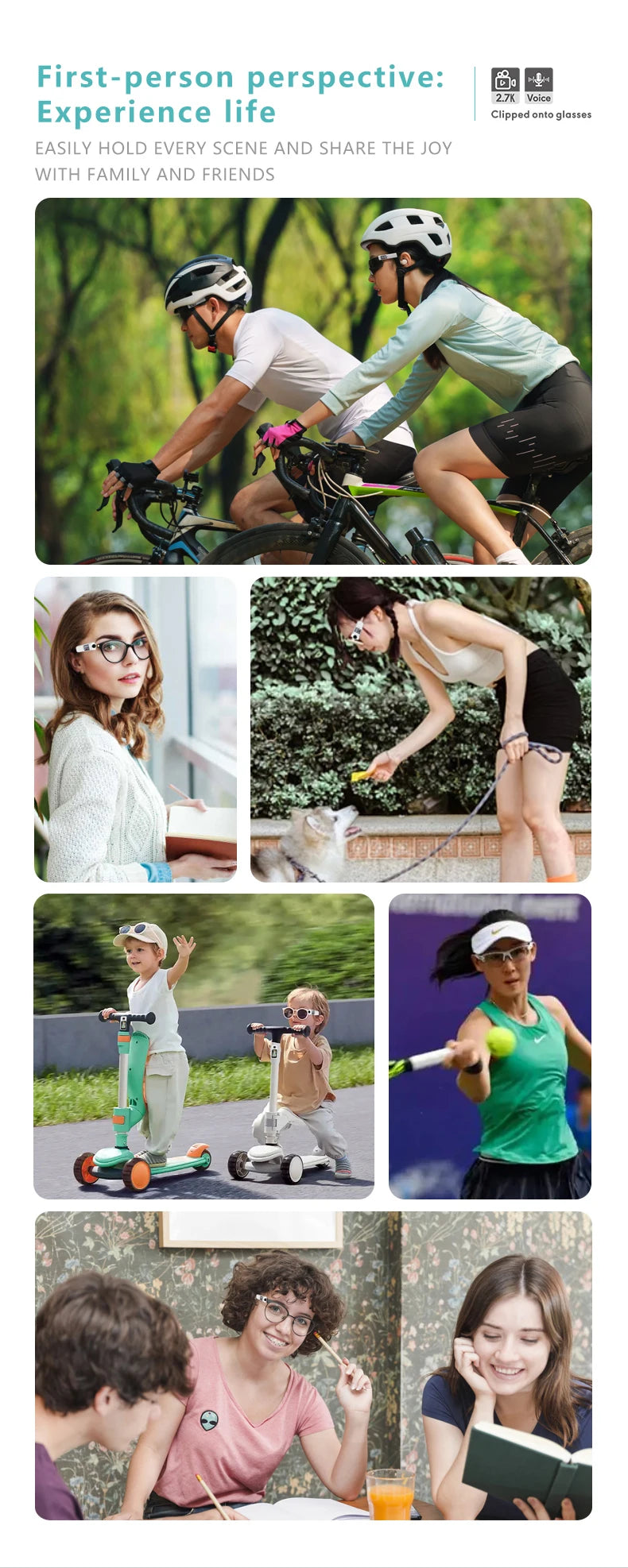 Xiaomi New Outdoor Sports Glasses Camera — 1080P HD WiFi Smart Headset for Video Recording