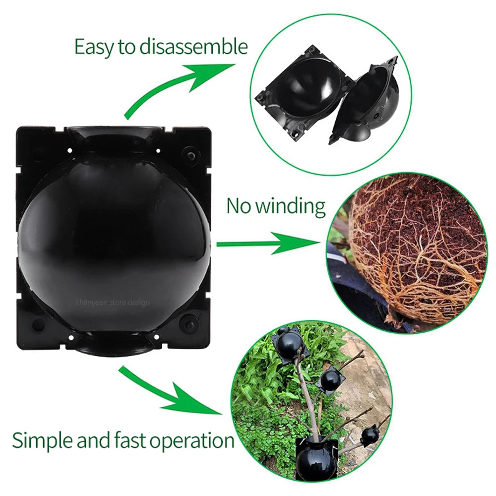 Reusable Plant Rooting Ball: Nursery Ball for Sapling Propagation, Grafting, and Breeding - Home Gardening Accessories