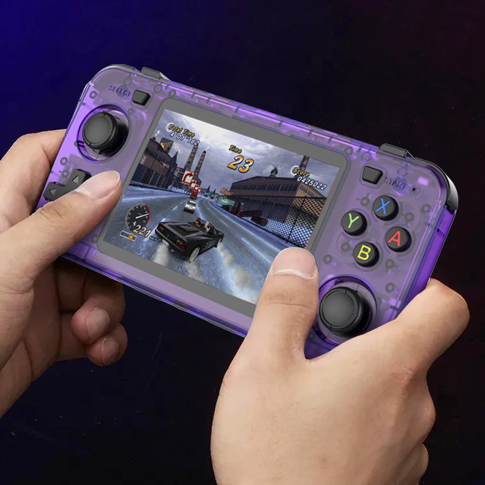 New R36H Retro Handheld Game Console – 3.5" IPS Portable Player with 64GB Card & 15,000 Built-in Games