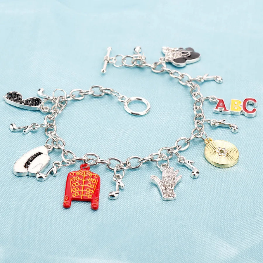 Michael Jackson BAD Pendant Necklace - Classic Rock and Roll Music Fan Jewelry Gift for Men and Women
