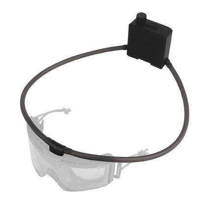 Tactical Goggles Defogger Kit – Anti-Fog Fan for Airsoft, Shooting, Motocross, Mountaineering, Ski Mask Protection