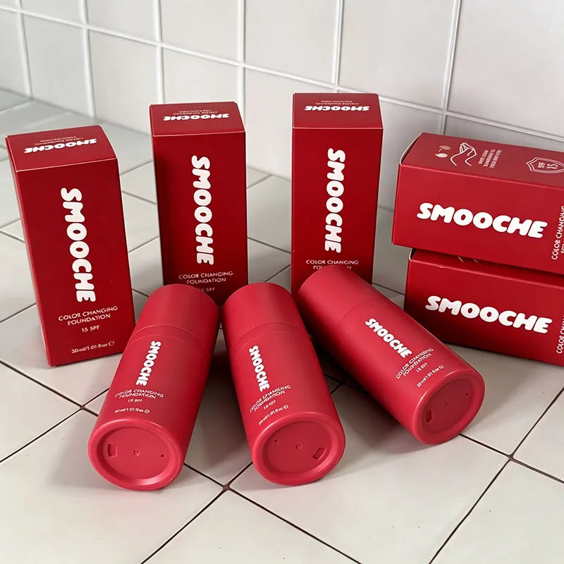 SMOOCHE Adaptive Skin Tone Foundation - Lightweight Moisturizing Waterproof Makeup with Radiance-Boosting Finish