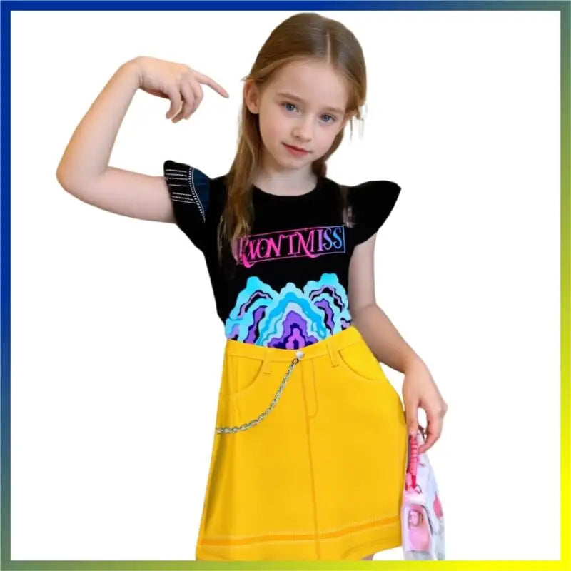 Halloween Zoey, Mira, Rumi Cosplay Costume – Colorful Demon Hunters Flying Sleeve Dress for Girls, Movie K-Pop Idol Role-Play
