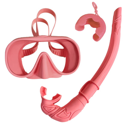 Soft Silicone Diving Snorkel - Portable Foldable Adult Snorkeling Gear for Freediving, Spearfishing & Swimming
