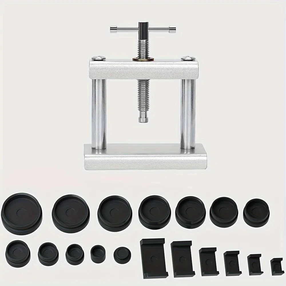 12/18pcs Professional Watch Repair Tool Set – Metal Back Cover Closer Kit for Watchmaker Maintenance