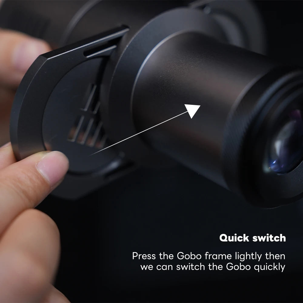 Mini Snoot Projection Attachment - Compatible with Zhiyun, Ulanzi & Godox Mounts
