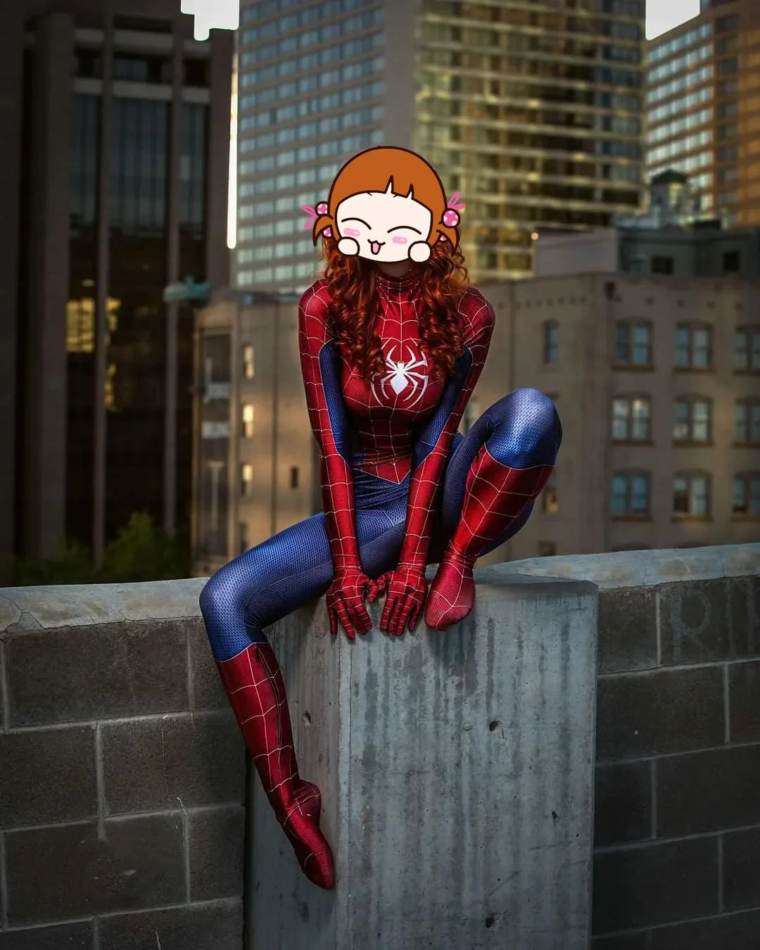 Women’s Spiderman PS4 Cosplay Costume – Superhero Zentai Bodysuit Jumpsuit for Girls & Adults Halloween