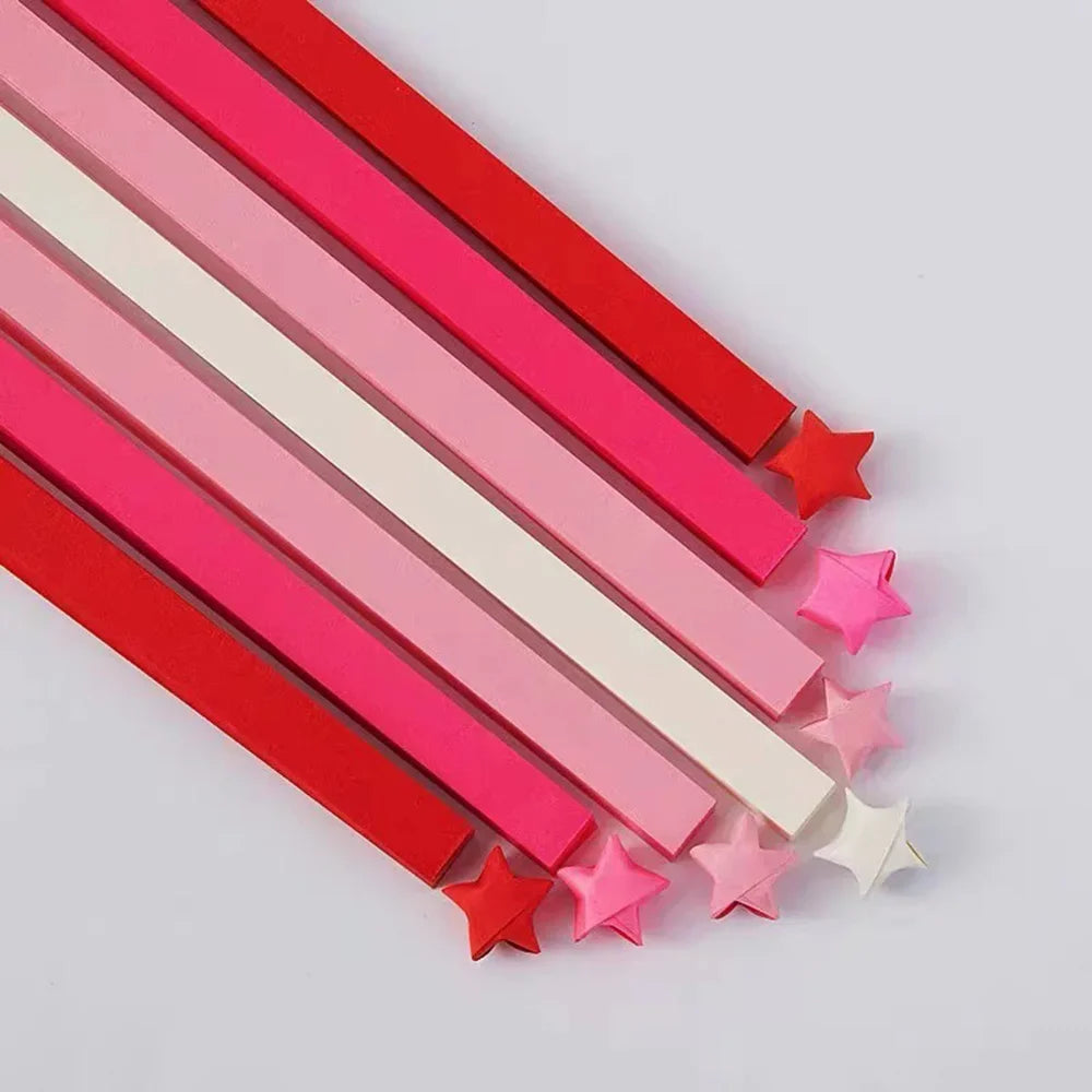 540pcs Double-Sided Origami Star Paper for Lucky Stars DIY Crafts & School Projects
