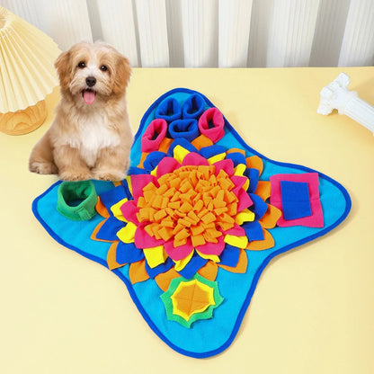 Dog Snuffle Mat – Interactive Feeding Puzzle for Natural Foraging, Mental Stimulation, and Boredom Relief