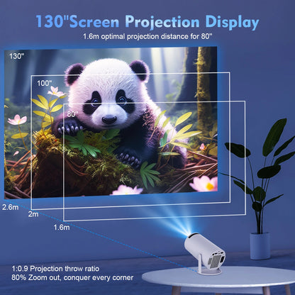 Magcubic HY300 PRO Projector - 4K Android 11, Dual Wifi6, 260ANSI, BT5.0, 1080P Home Cinema & Outdoor Projector
