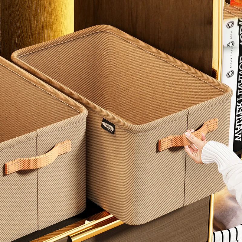 Thick Clothes Storage Organizer Box - Wardrobe Drawer Cabinet Organizer for Pants, Sweaters & Jeans