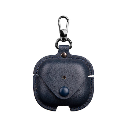 Leather Business Case for AirPods 4 – Luxury PU Headphone Cover with Hook