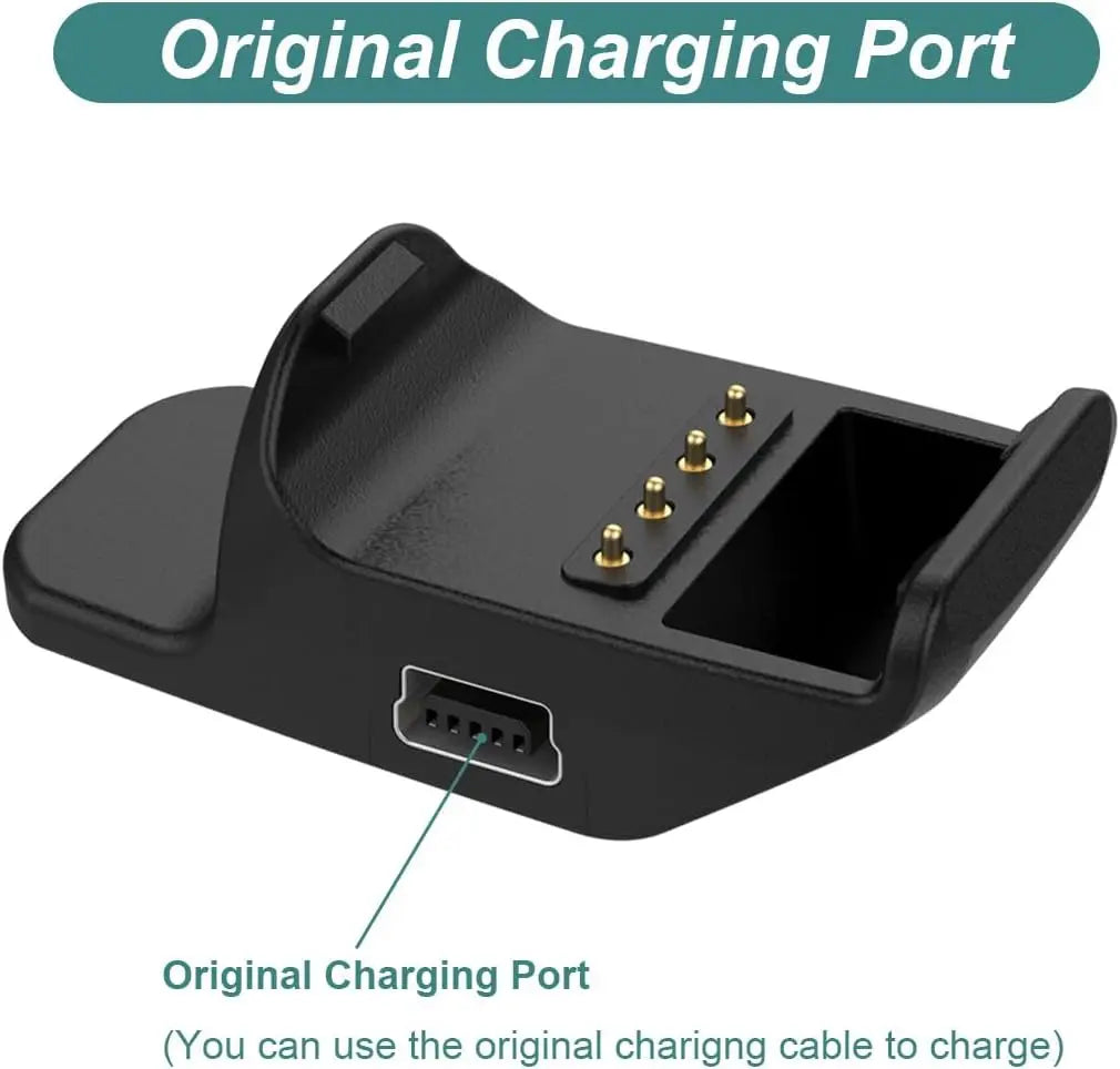 Garmin Pet Tracking Collar Type-C Charging Dock - 5-Pin Charging Base for PT10, TB10, TT15, T5 Mini & PT6