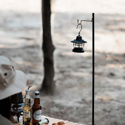 Portable Camping Lantern Stand | Detachable Tabletop Hangers | Light Holder Bracket for Outdoor Lighting | Tourist & Hiking Equipment