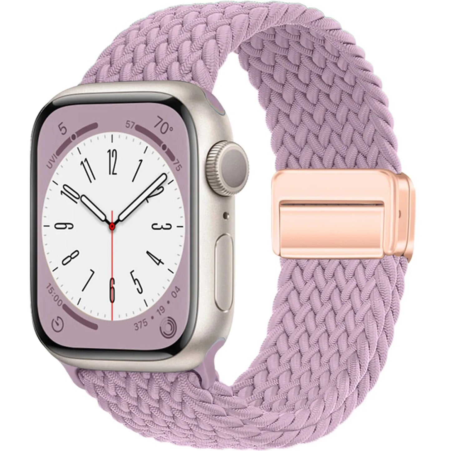 Braided Magnetic Strap for Apple Watch — Compatible with 38mm, 40mm, 41mm, 44mm, 45mm, 49mm Series SE, 7, 6, 8, 9, 10 & Ultra2
