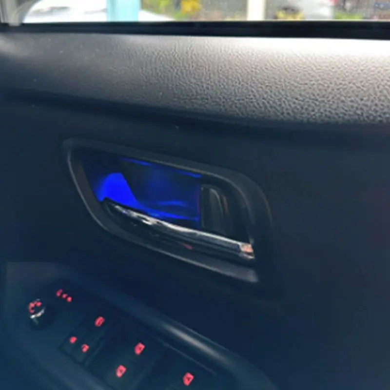 2PCS Front Door Bowl LED Lights – Interior Car Door Courtesy Lamp for Toyota Harrier XU60 2013–2019 Door Handle Lighting Accessories