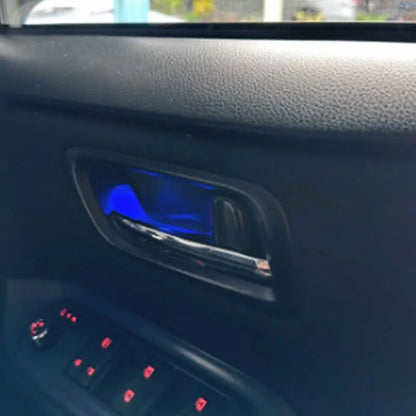 2PCS Front Door Bowl LED Lights – Interior Car Door Courtesy Lamp for Toyota Harrier XU60 2013–2019 Door Handle Lighting Accessories