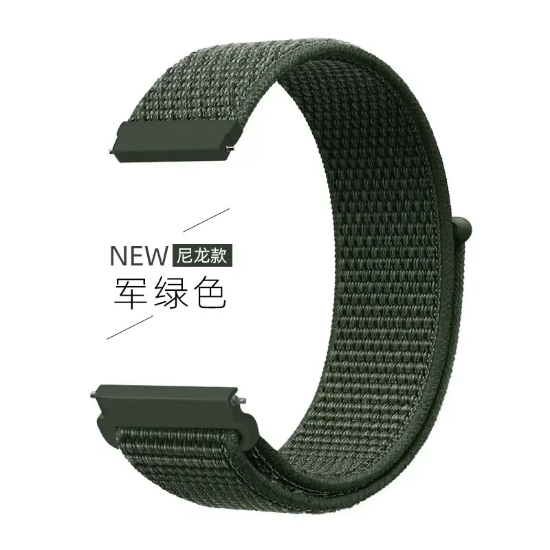 Nylon Loop Replacement Strap for NORTH EDGE APACHE-46 Smartwatch – Sport Bracelet Watchband Correa Replacement Band for APACHE 46
