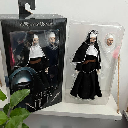 NECA The Nun Action Figure – The Conjuring Series Horror Collectible Toy, Halloween Gift & Decor with Changeable Face