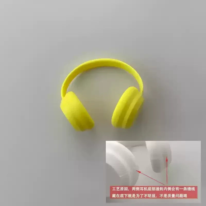 Labubu Doll Accessories — 17cm Fashion & 10cm Cotton Doll Macaron Color Earphones for Labubu Dolls