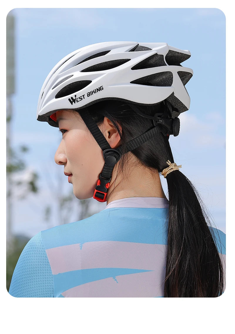 WEST BIKING Ultralight Cycling Helmet - Integrated Molding MTB & Road Bike Helmet for Men & Women