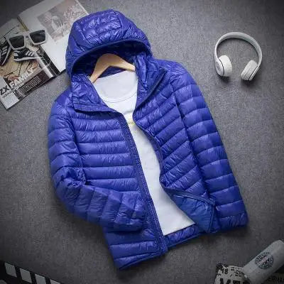 Men's Autumn & Winter Down Jacket – Fashion Hooded Slim Fit, Super Light & Warm Coat