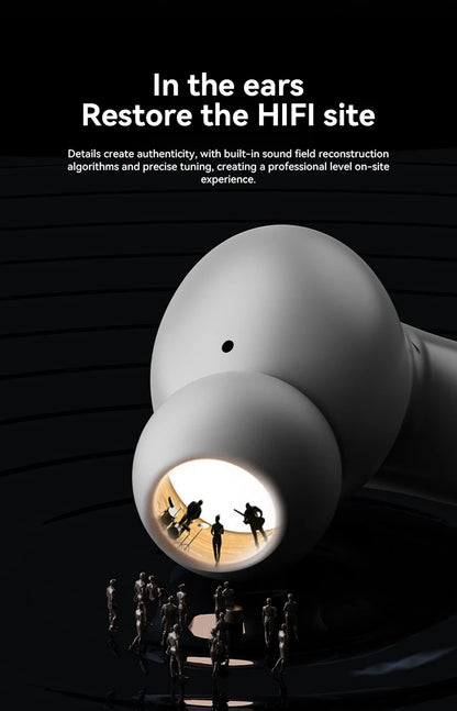 mzymi A98 TWS True Wireless Earbuds | ENC Noise-Reducing Waterproof Sport Headphones