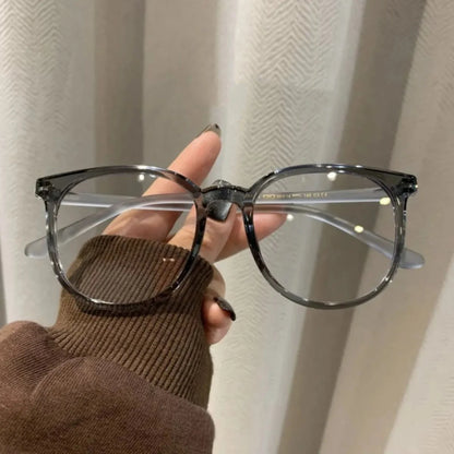 Transparent Round & Square Blue Light Blocking Glasses for Men & Women – Anti-Glare Computer Eyewear