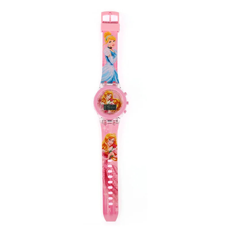 Flash Light Spiderman Kids Watch – Cartoon Hello Kitty & Mickey Design for Boys & Girls, Student Gift with Free Shipping