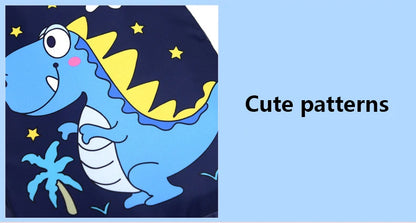 Cute Cartoon Dinosaur Baby Backpack – Adjustable Kindergarten Schoolbag for Boys & Girls