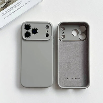 Liquid Silicone iPhone Case - Matte Soft Candy Color Cover for iPhone 11–18, 16e, Air, Plus & Pro Max Models
