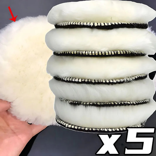 3/4/5/6/7-Inch Car Polishing Kit — Waxing Sponge, Wool, and Auto Paint Care Pads for Car Polisher