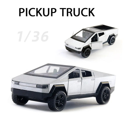 1:36 Alloy Diecast Collection Truck – Metal Simulation Pickup Toy Car for Kids, Boys Christmas Gift