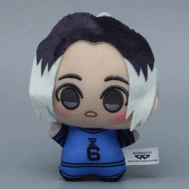 10cm Blue Lock Plush Keychain – Nagi, Seishiro, Chigiri, Hyoma, Gagamaru & Gin Soft Bag Pendant Toy Gift