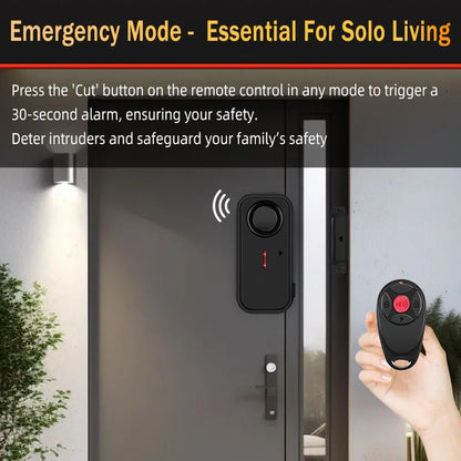 108dB Anti-Theft Door & Window Alarm Sensor – Magnetic Burglar Alert Security System for Home & Office Protection, Window Monitor Doorbell Alarm