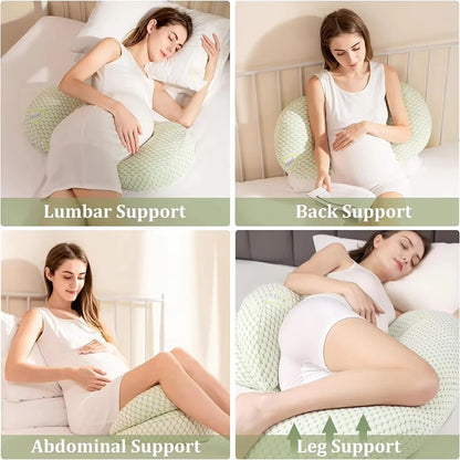 PANGDUBE Multifunctional Pregnancy Pillow – Maternity Sleeping & Breastfeeding Cushion for Pregnant Women