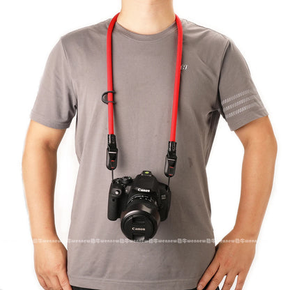 Nylon Rope Sling Quick Release Camera Strap – Wrist & Neck Shoulder Strap for Fujifilm, Sony, Nikon, Canon & Leica Mirrorless Cameras