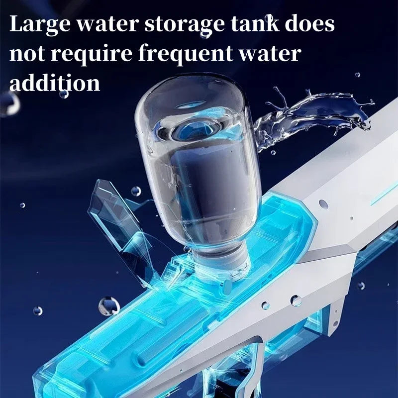 Automatic Water Absorbing Electric Water Gun for Adults & Kids, Outdoor Beach & Pool Entertainment Toy