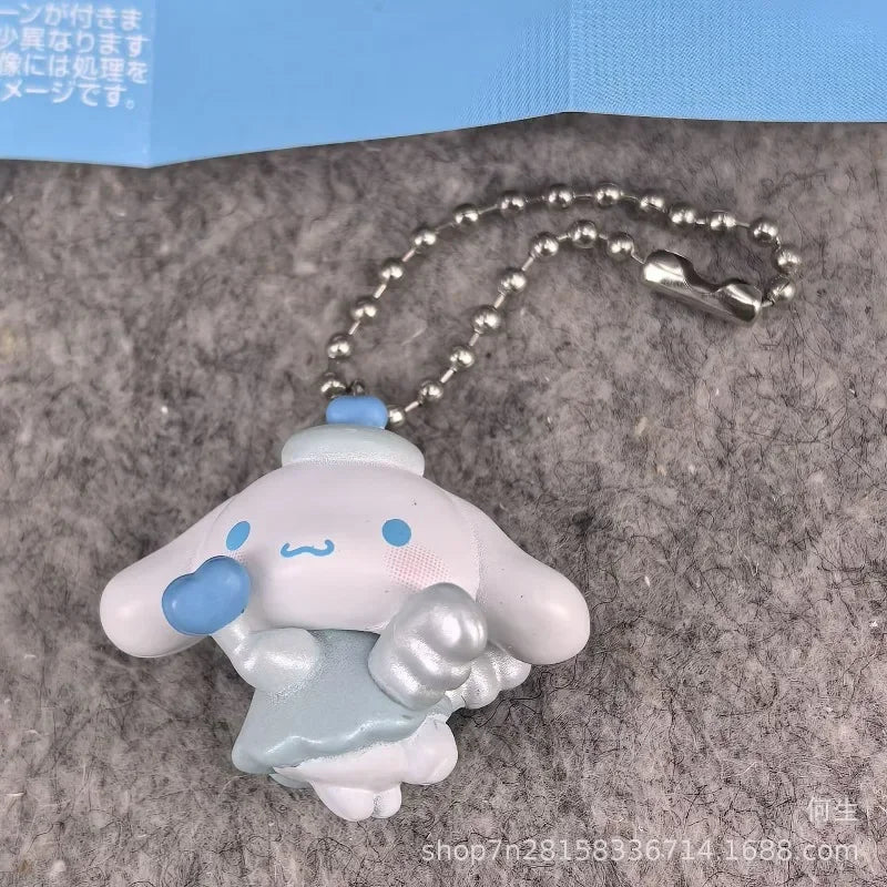 Sanrio Blind Box Anime Figure Pendant – Hello Kitty, Cinnamoroll & Pochacco Angel-Shaped Doll Model Kids Collectible Gift