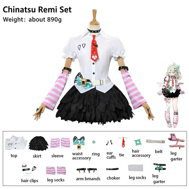 Zenless Zone Zero Sunna Cosplay Wig - Anime Game Costume Accessory for Halloween & Parties