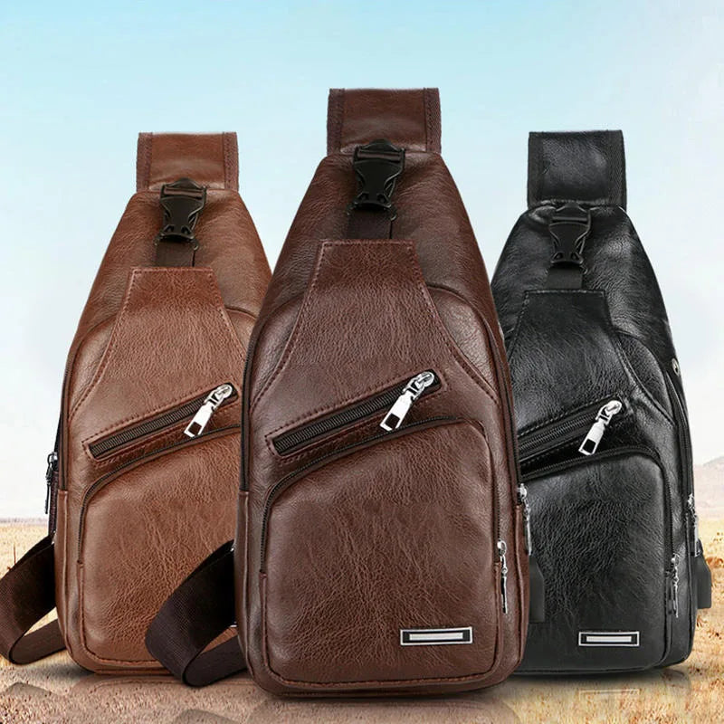Waterproof Summer Crossbody Chest Bag for Couples – Unisex Small & Breathable Backpack