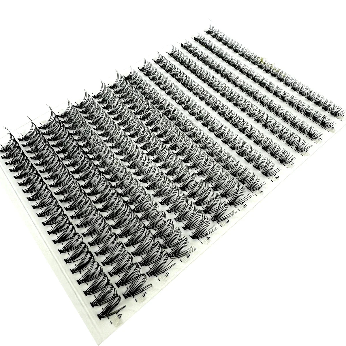 HBZGTLAD 280Pcs 3D Mink Eyelash Clusters Set – Handmade 10D 60D 80D Natural Style False Eyelashes Extension Bundle Pack