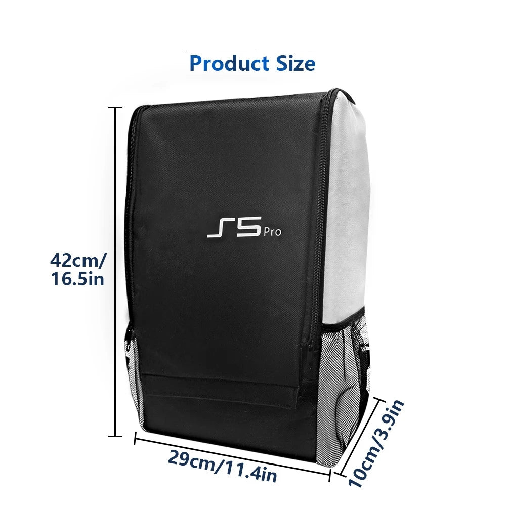 Carrying Case for PS5 Pro Gaming Console – Portable Storage Bag, Backpack & Organizer for Travel & Accessories