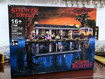 HOT TOY 2499Pcs Stranger Things The Upside Down Building Blocks – Compatible 75810 Model Kit for Kids & Adults