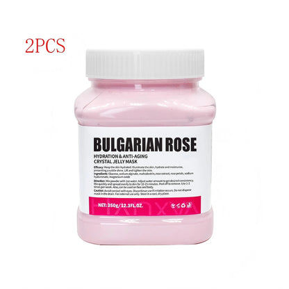 Professional Rose Jelly Face Mask Powder – Hydrating Hydro Gel Peel-Off Mask for Smooth, Nourished Skin Care Treatment