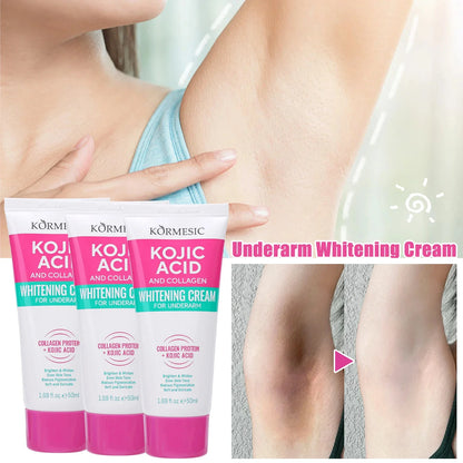 Brightening Body Serum Cream – Underarm, Knee & Inner Thigh Skin Care Moisturizer for Even Tone, Dark Spot Care & Smooth Skin Appearance