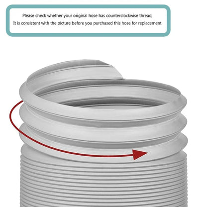 130/150mm Telescopic AC Exhaust Hose – Flexible Duct Extension Pipe for Mobile Air Conditioner Ventilation