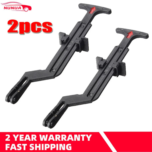 2Pcs Hood Release Rod Lock Clips - Black Bonnet Latch Handle Replacement for VW Volkswagen Passat B5/B5.5 1998-2004