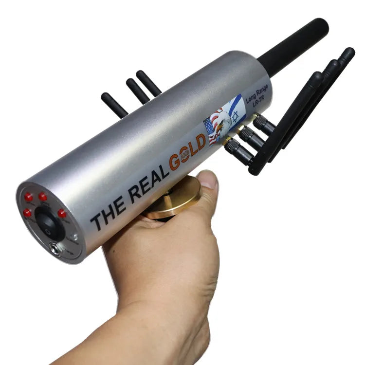 AKS 6-Antenna Underground Metal & Treasure Detector - Long-Range Gold, Silver, Copper & Gem Search Scanner