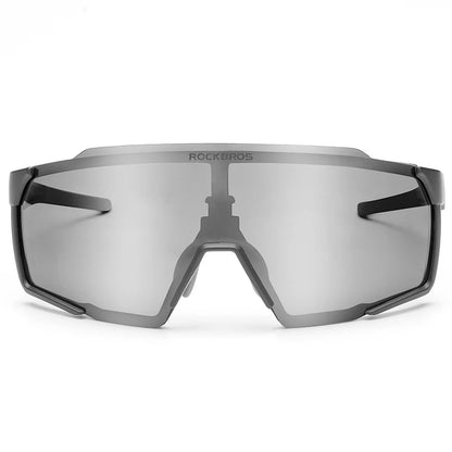 ROCKBROS Cycling Glasses – Polarized Photochromic Lens Sunglasses for Men and Women, Sports MTB and Road Cycling Goggles
